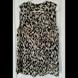 Maurices Animal print top